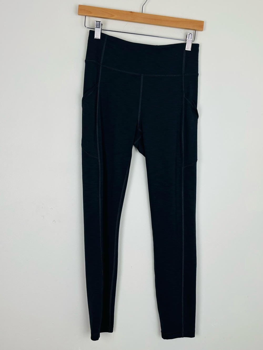 Lululemon Invigorate High-Rise Tight 25 Everlux Dark Gray Side Pocket Leggings 6